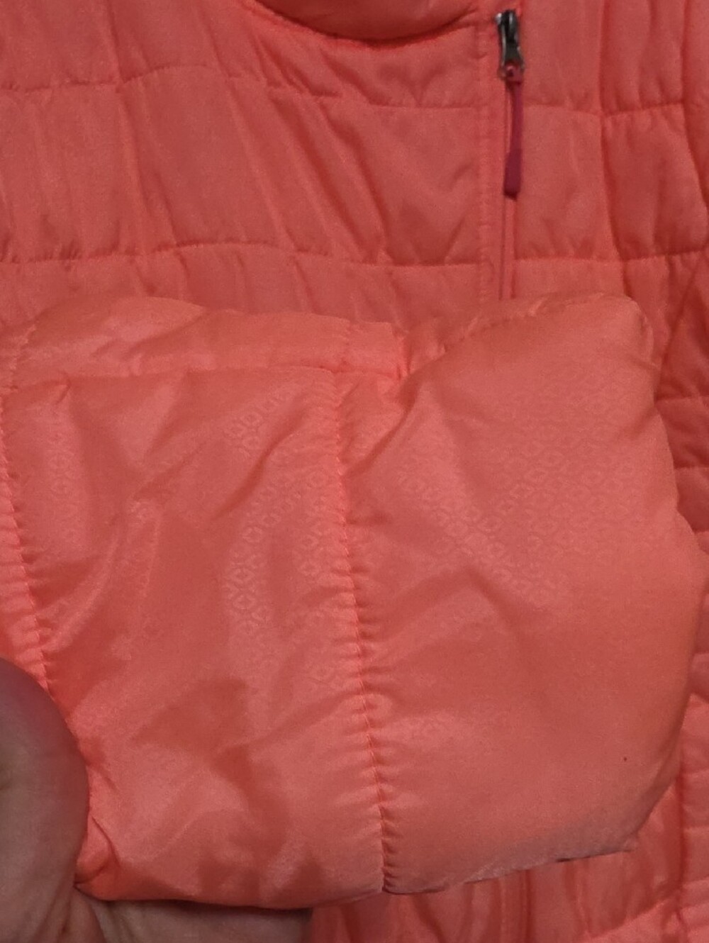 exertek Coral-Orange Quilted Women's Puffer Jacket - Picture 6 of 9